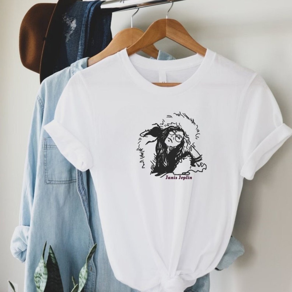 Janis Joplin T-Shirt Rock Icon Tribute